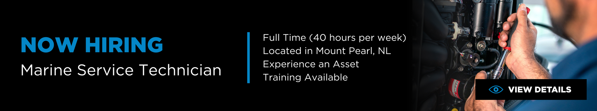 BWM Banner Now Hiring Seasonal Parts Advisor 1